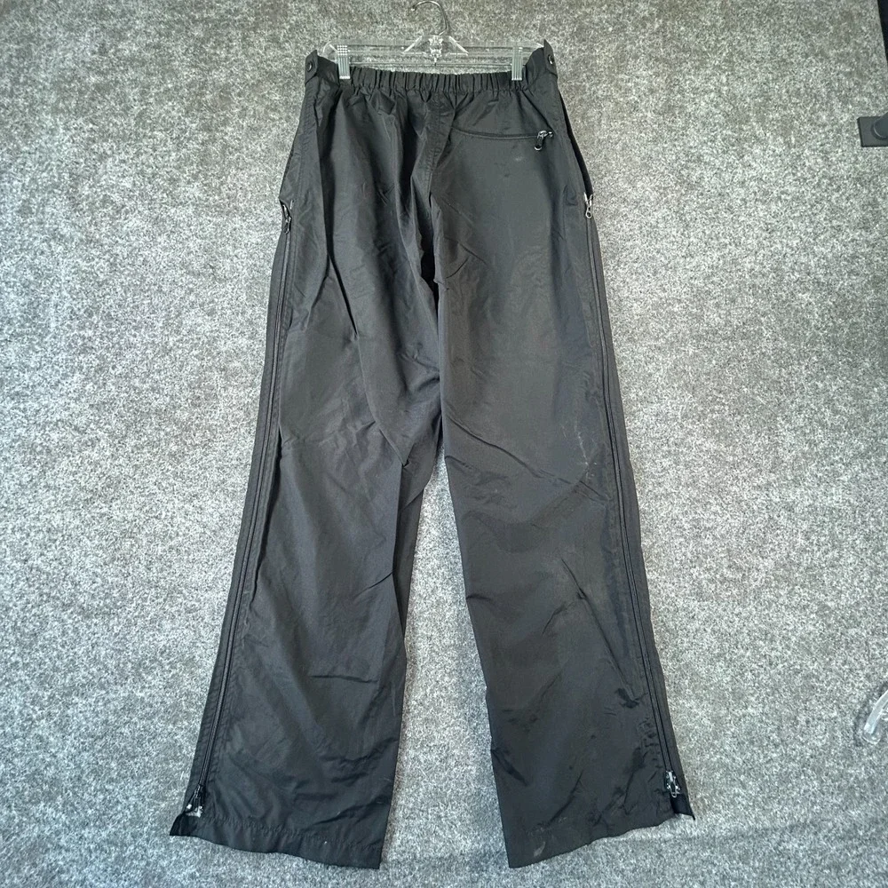 White Sierra Snowboard Ski Winter Pants Womens L Black Side Zip‎ Waterproof